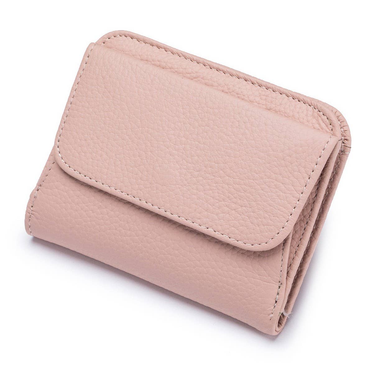 Trendy Soft Leather Short Wallet for Women_CUAB00365