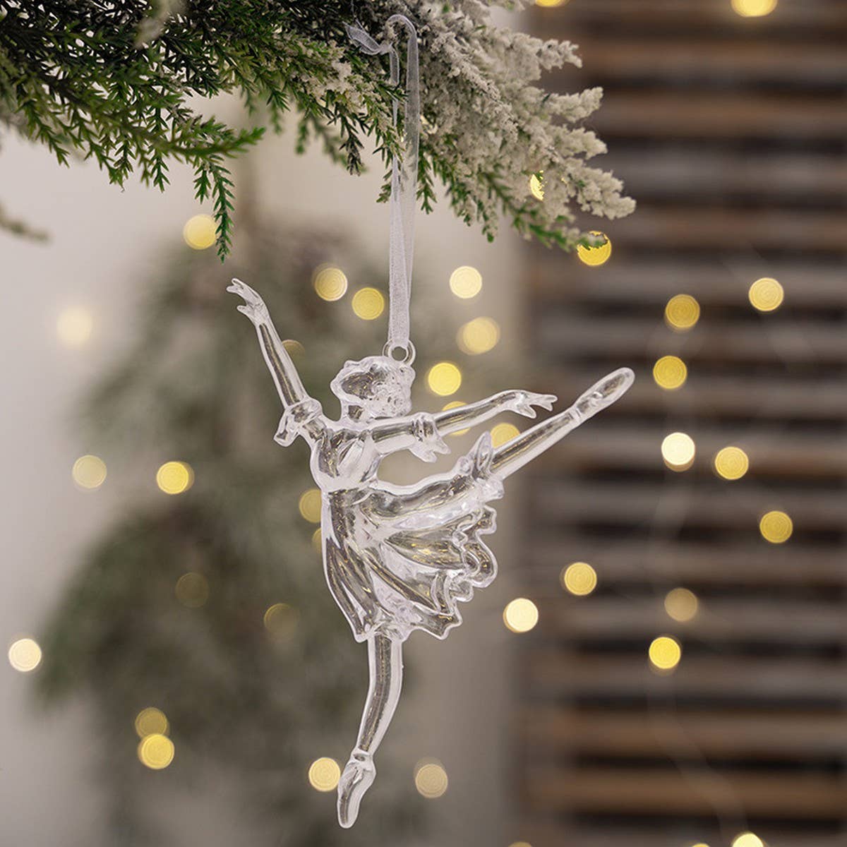 CWMM10184_CLEAR ANGEL BALLERINA CUPID ACRYLIC ORNAMENTS