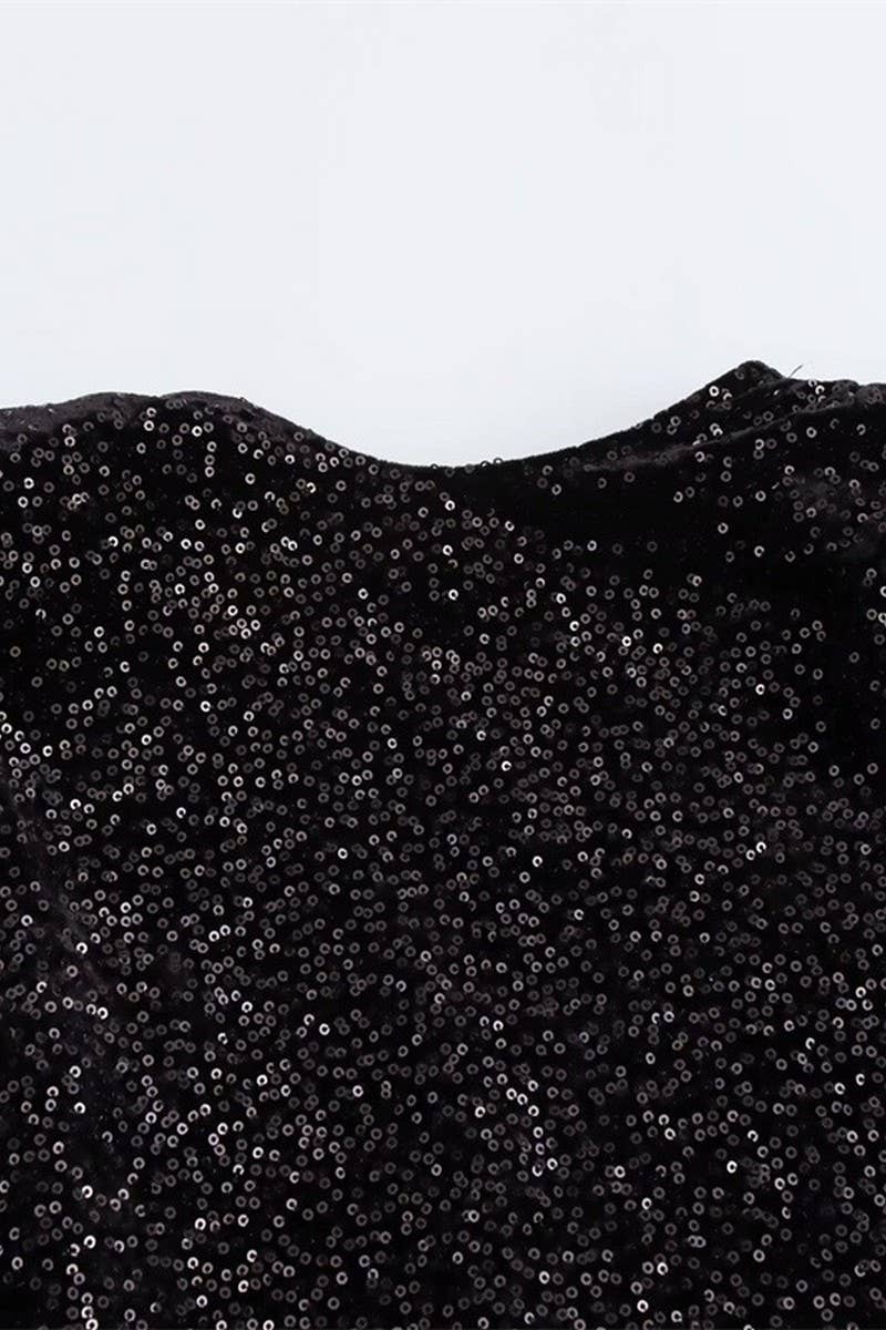 CWDSD6655_SLEEVELESS SEQUINED ELEGANT DRESS