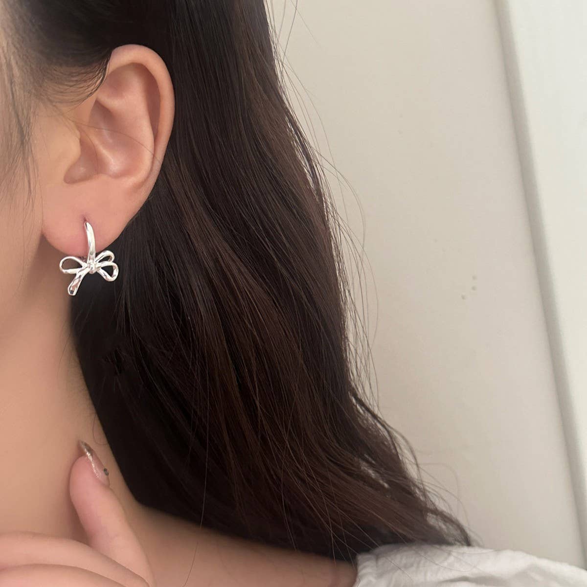 UNIQUE HIGH-END SWEET STYLE BOW FASHION EARRINGS