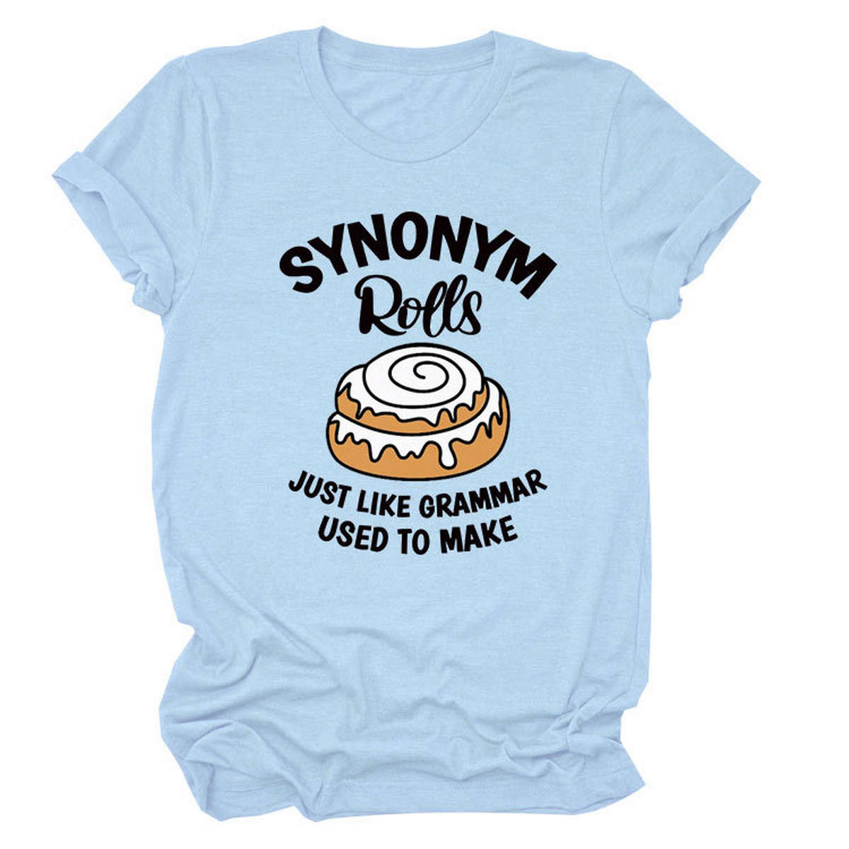 Loose Fit Women¡¯s T-Shirt with Cute Graphic