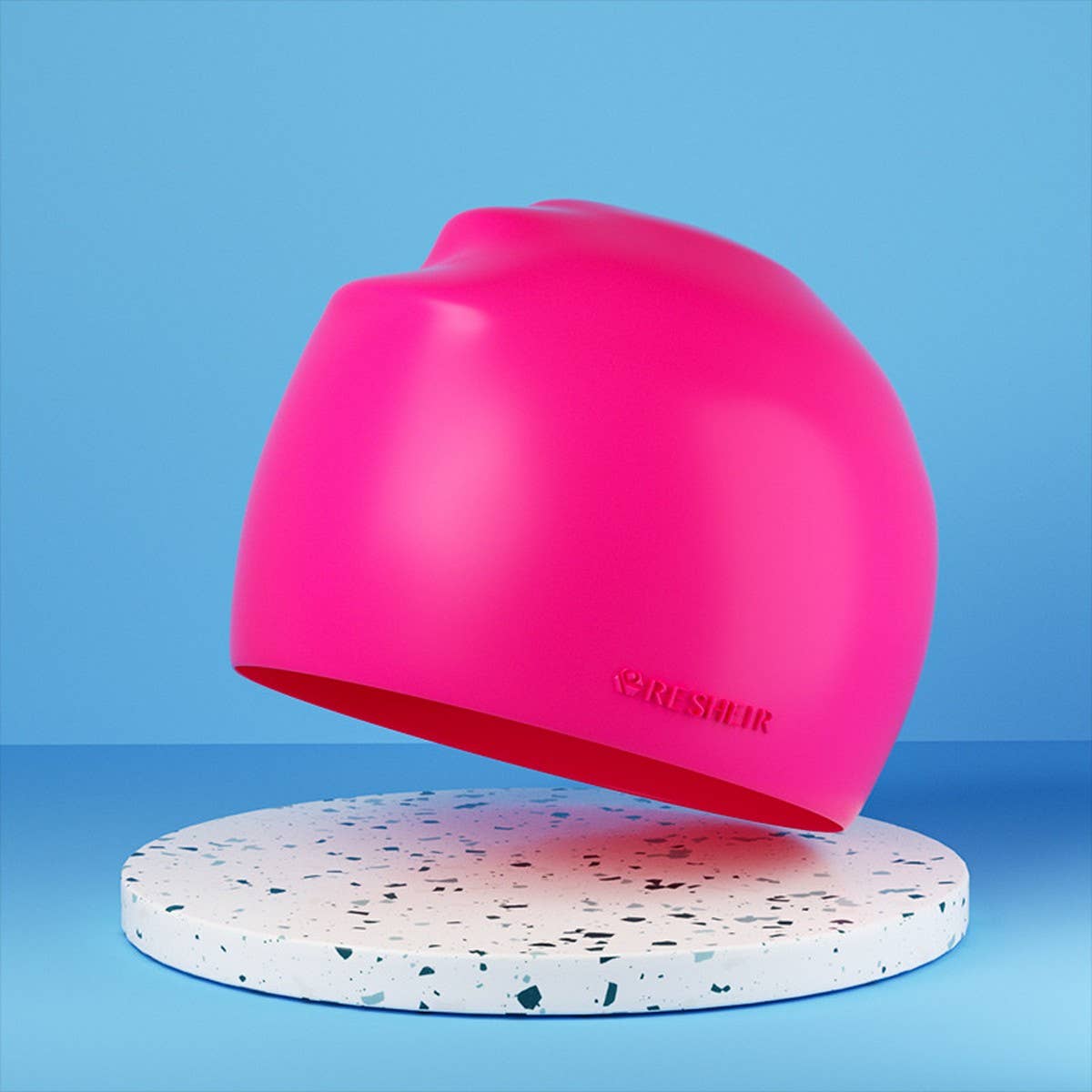 Unisex Silicone Swim Cap for Long Hair & Ears