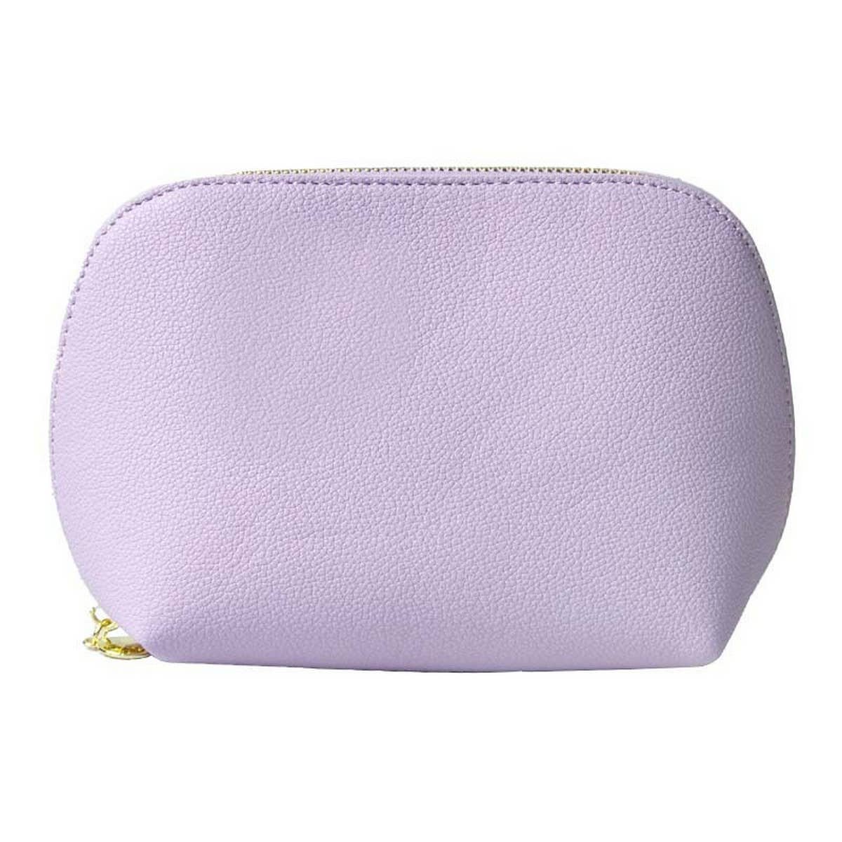 TRAVEL PORTABLE SOLID COLOR SHELL COSMETIC BAG_CWAB1098