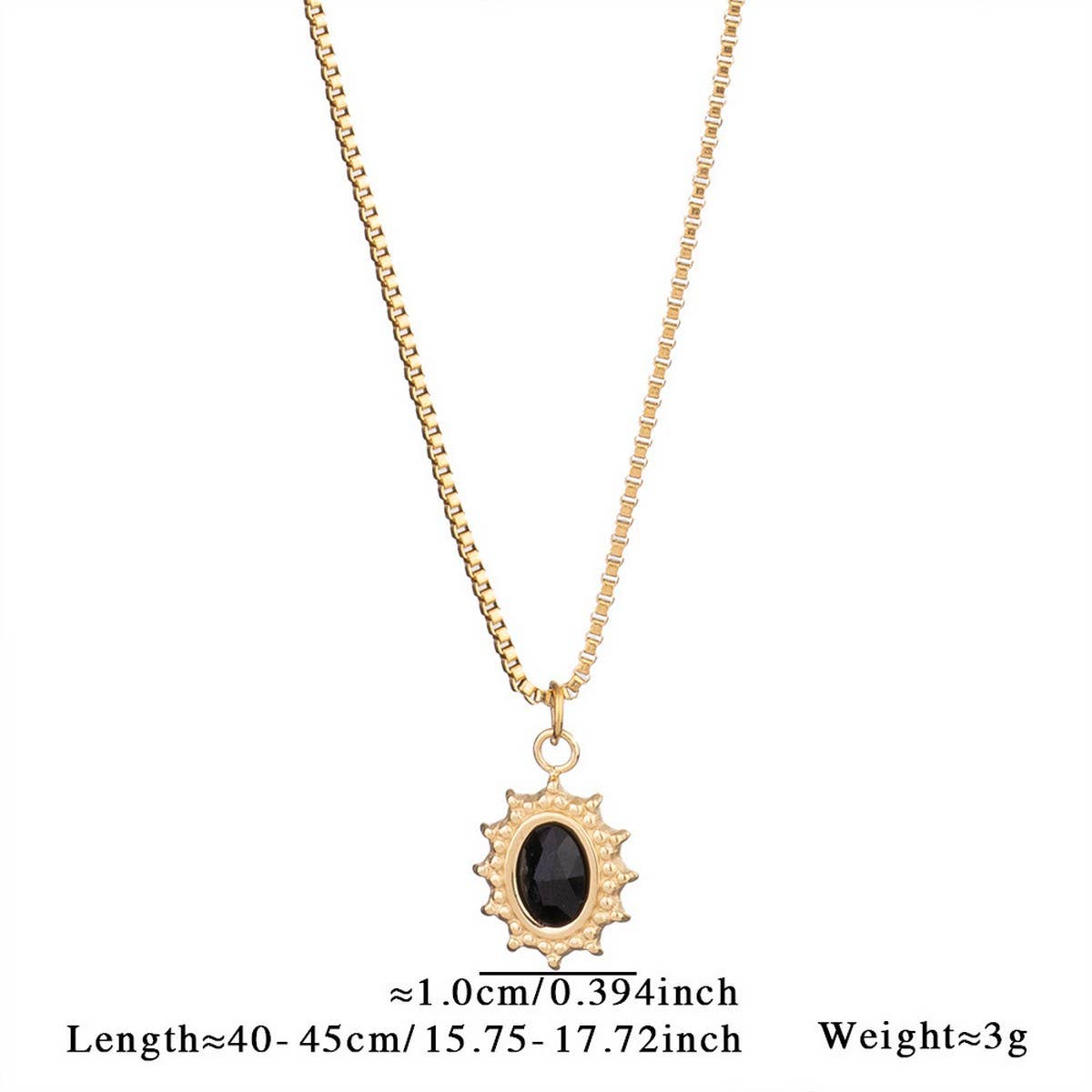 Minimalist Heart Necklace with Blue Tiger's Eye