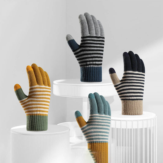 DOUBLE-LAYER WARM TOUCH SCREEN GLOVES