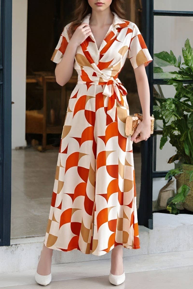 CWDMD6453_TEMPERAMENT CONTRAST COLOR HIGH WAIST JUMPSUIT