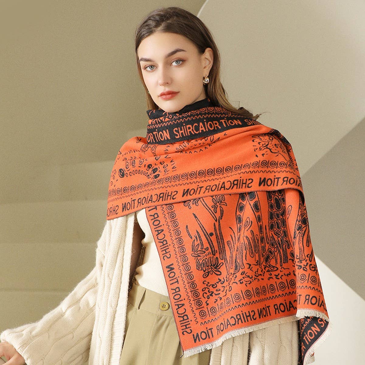 LARGE PASHMINA SHAWLS WRAPS  CASHMERE FEEL SCARFS