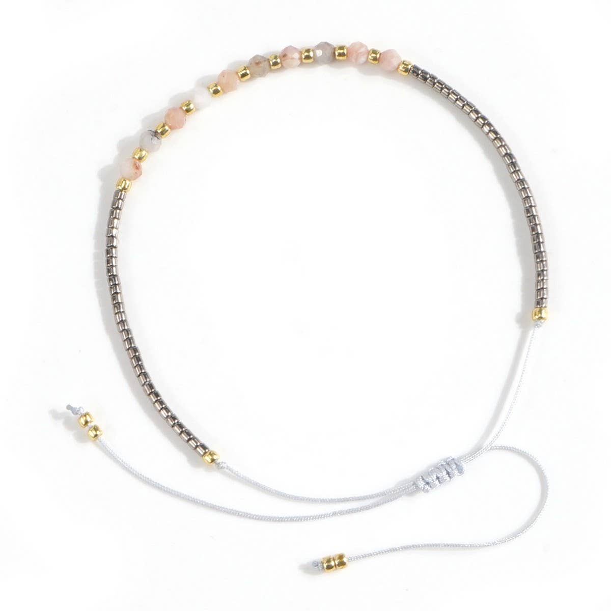 RICE BEAD HAND-WOVEN BEADED BRACELET