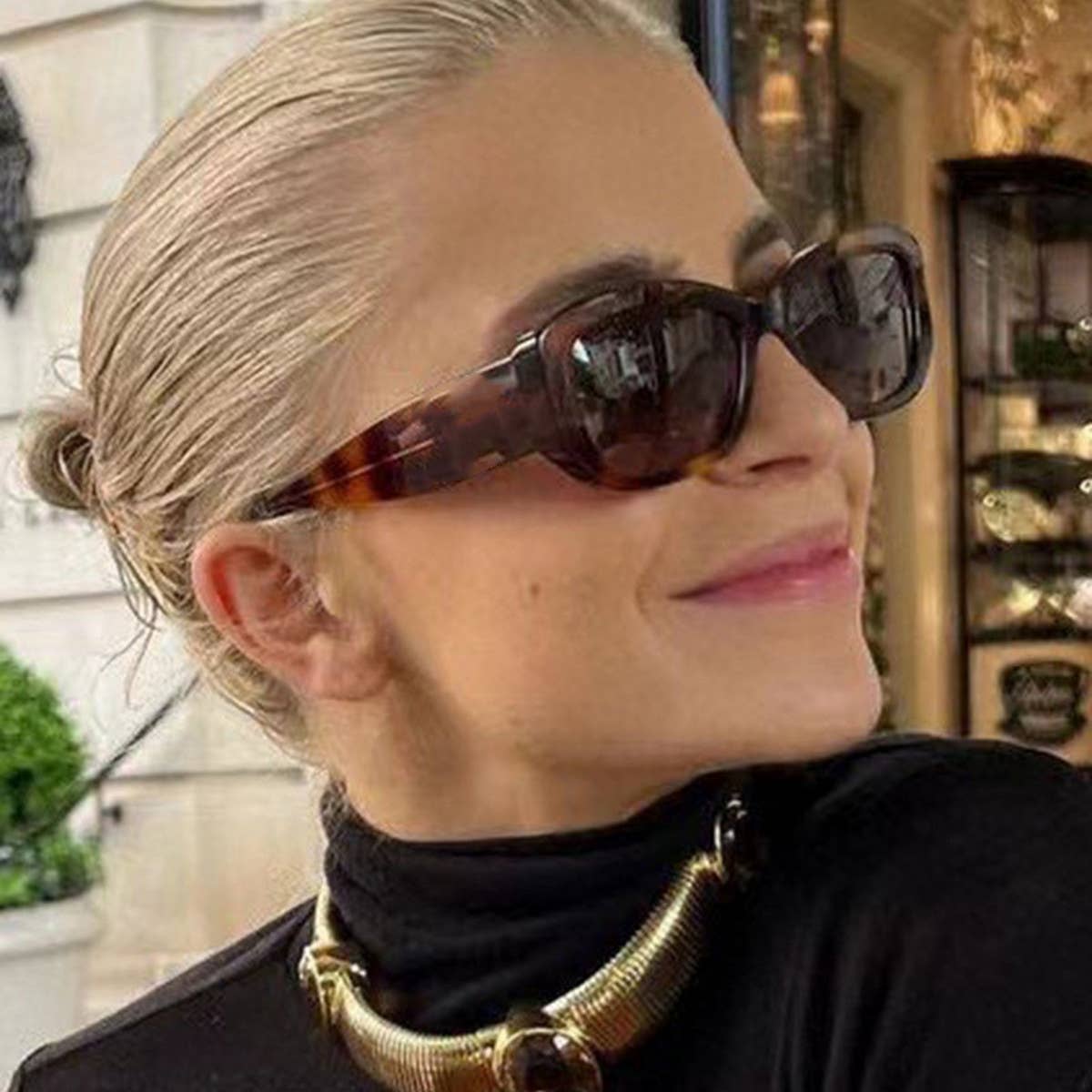 SIMPLE ANTI-UV STREET STYLE SUNGLASSES