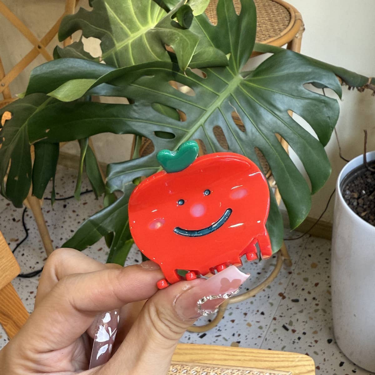 CWAHA4497_NEW CUTE HAIR GRAB CANDY COLOR HAIR CLIP