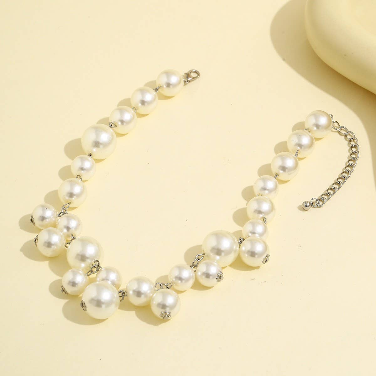 PUNK STYLE IMITATION PEARL NECKLACE_CWAJE1125