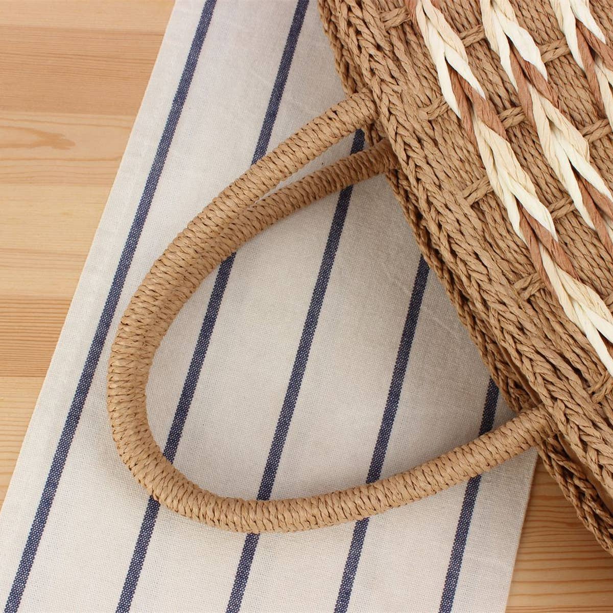 POPULAR SUMMER PORTABLE LARGE-CAPACITY STRAW BAG_CWAB2100
