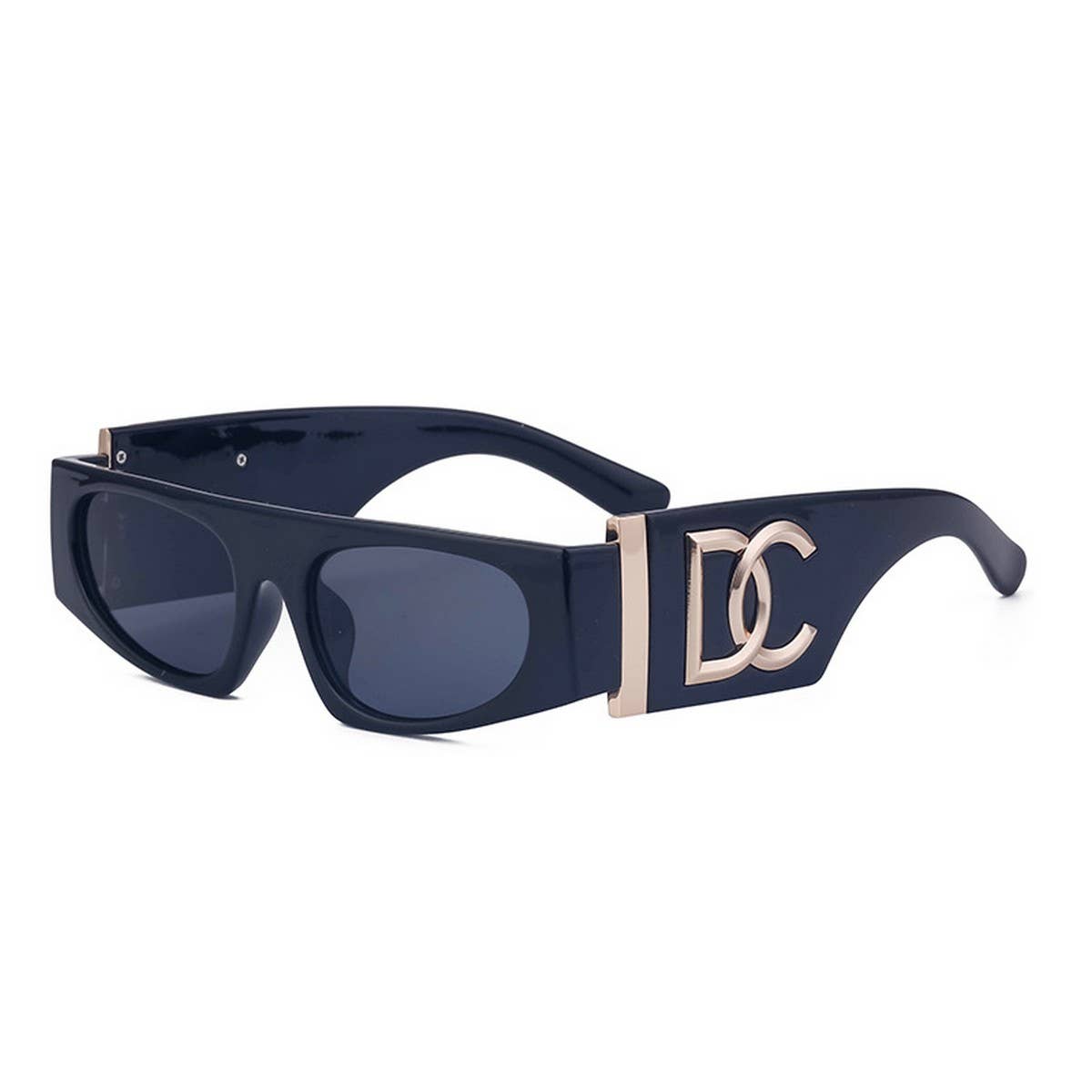 STEAMPUNK SMALL FRAME WIDE TEMPLE SUNGLASSES_CWASG0683