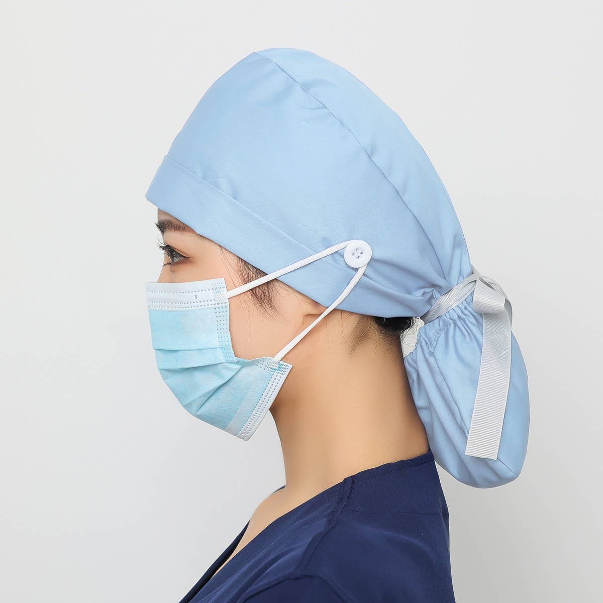 LONG HAIR STYLE BAOTOU HAT FROSTED WORK HAT_CWAH3387