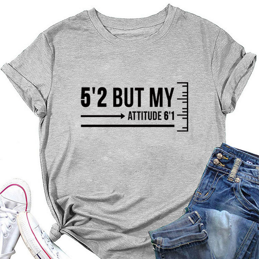 Trendy Graphic Tee Women Short Girl Energy