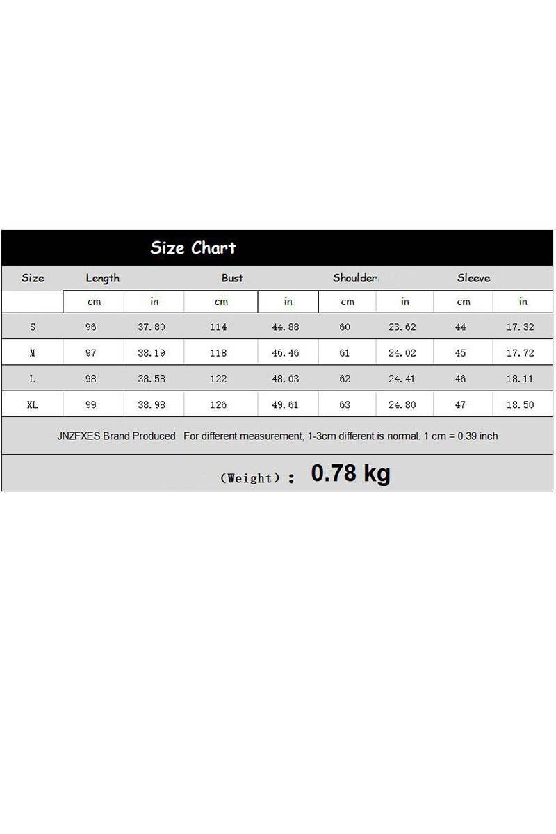 V-neck retro geometric long cardigan coat