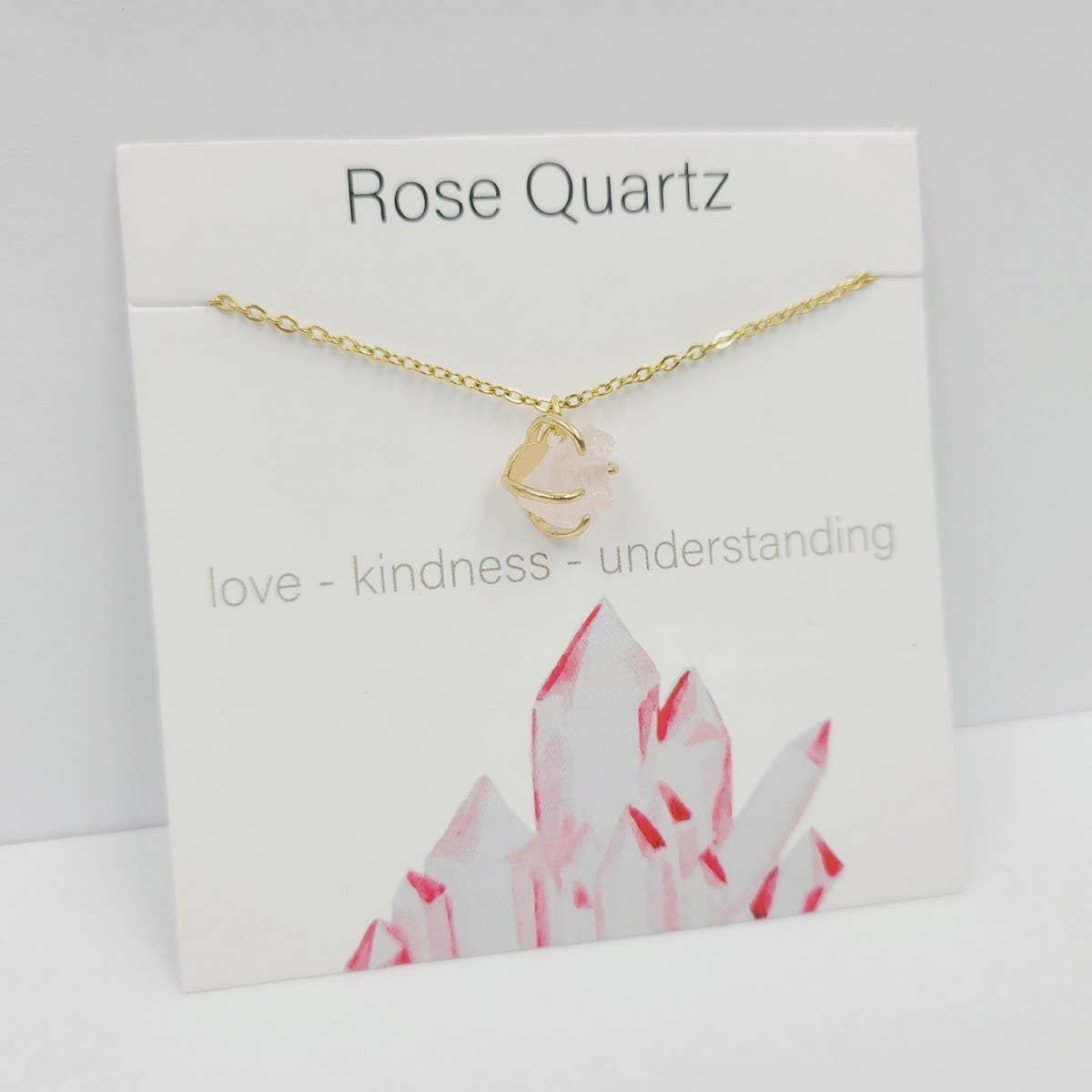 IRREGULAR FOUR CLAW NATURAL STONE NECKLACE