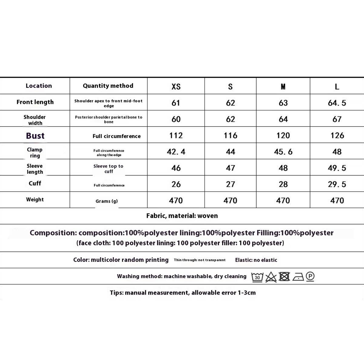 REVERSIBLE FLORAL LOOSE WARM QUILTED JACKETS