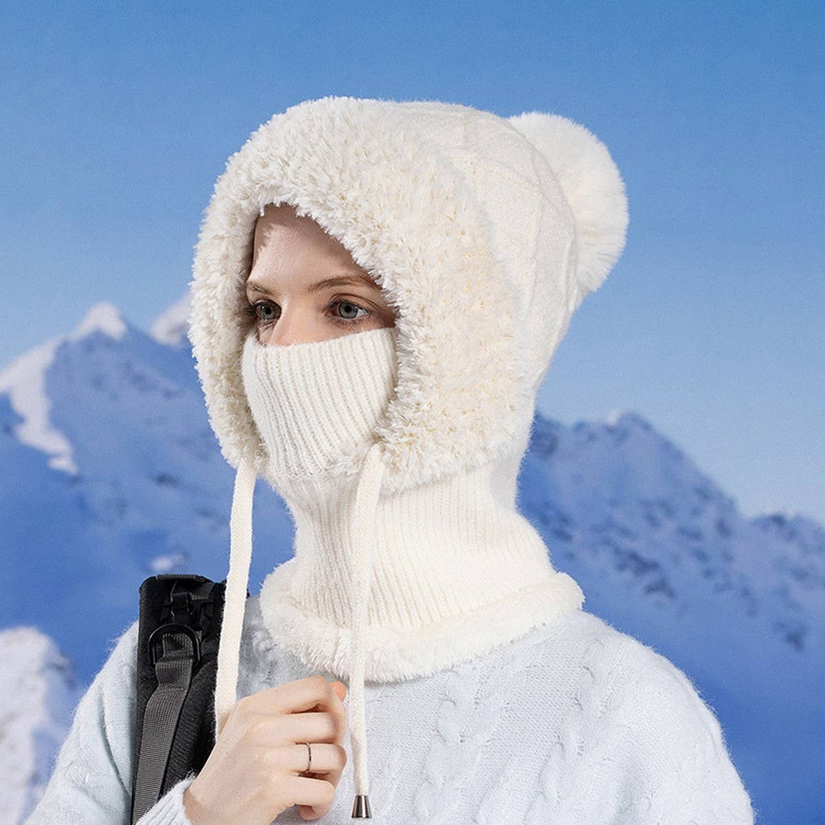 WINTER HAT, MASK, NECK GAITER AND HOOD