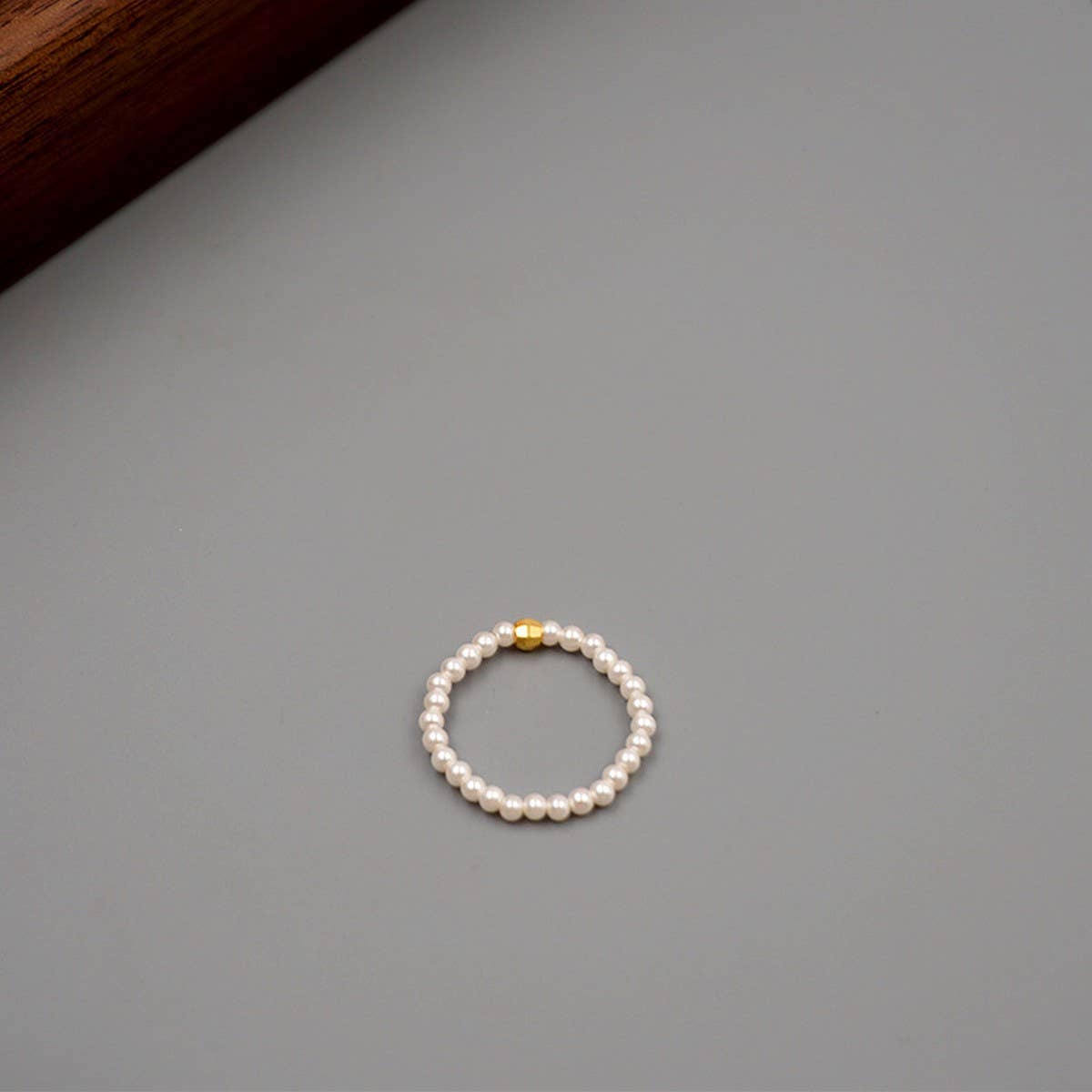 NEW MINI CRYSTAL PEARL RING