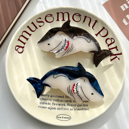 Shark Acetate Ocean Hair Claw Clip ? Large