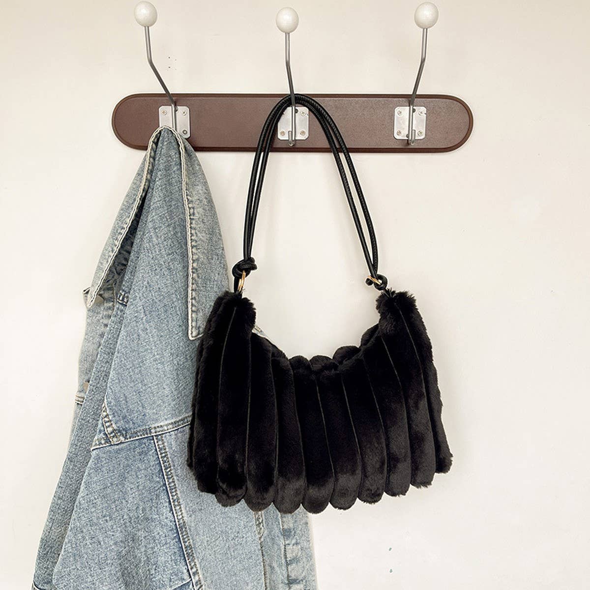 WINTER LEOPARD PRINT FASHION SHOULDER PLUSH BAG_CWAB3931