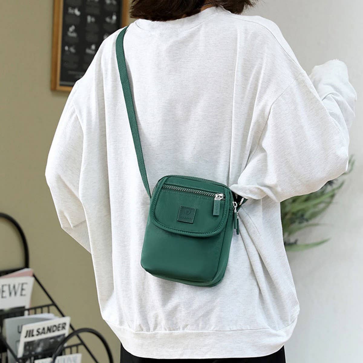 VERSATILE MINI CANVAS SHOULDER CROSSBODY BAG_CWAB3529