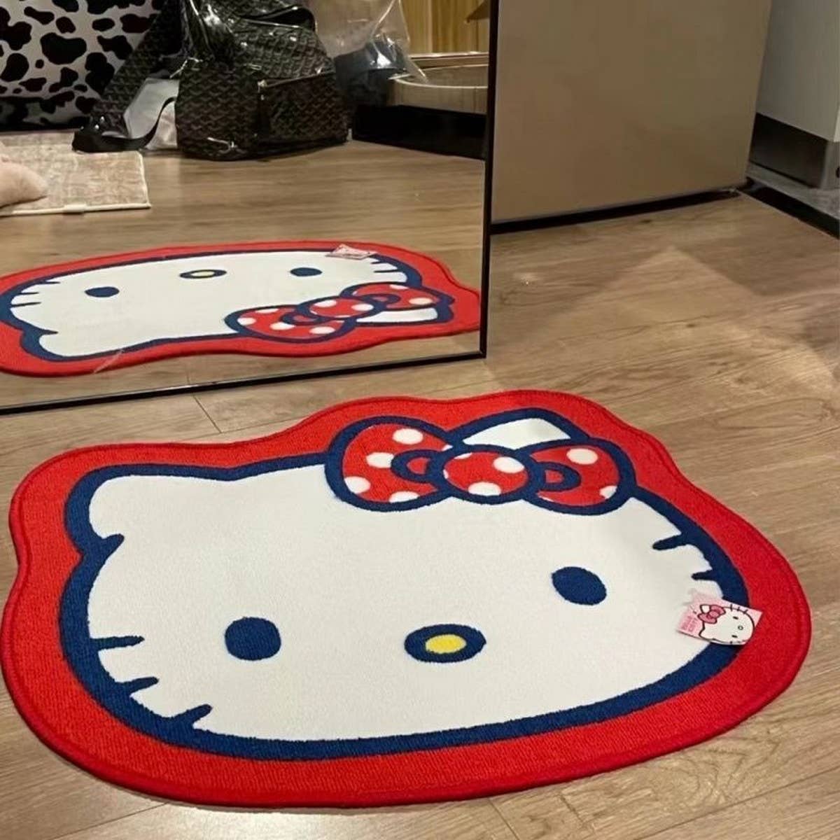 Cute Cat Bathroom Rug Absorbent Non-Slip Floor Mat