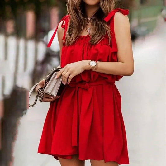 SPICE GIRL ELASTIC CHEST WAIST SLIM SLIP DRESS_CWDSD3099