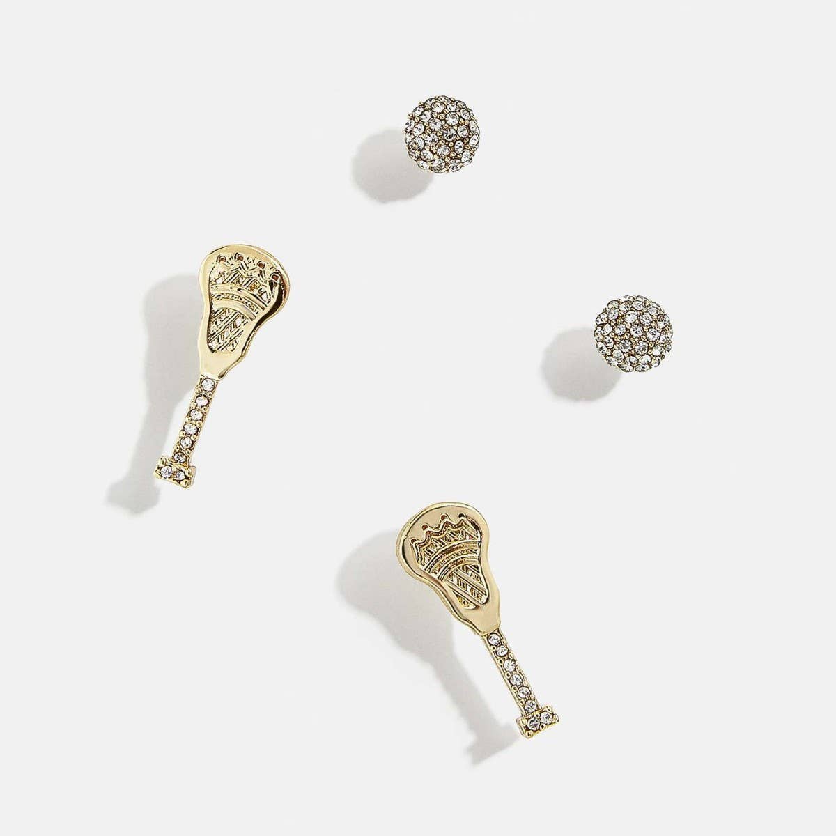 Sports Series Tennis Football Stud Earrings_CWAJE5066