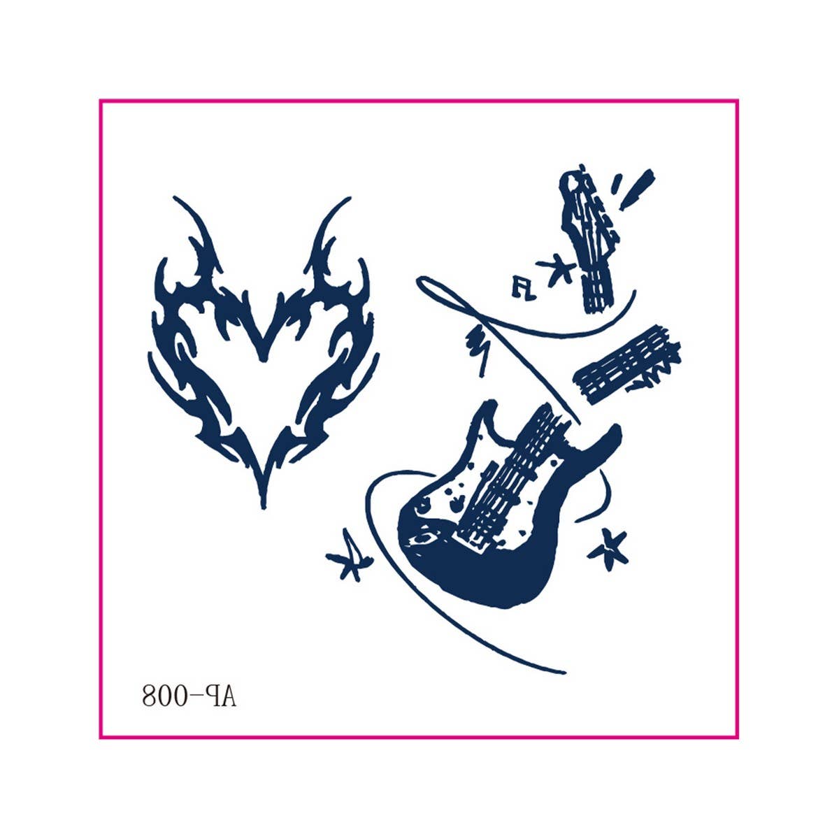 Street Style Juice Tattoo Stickers Waterproof_CWMM8353