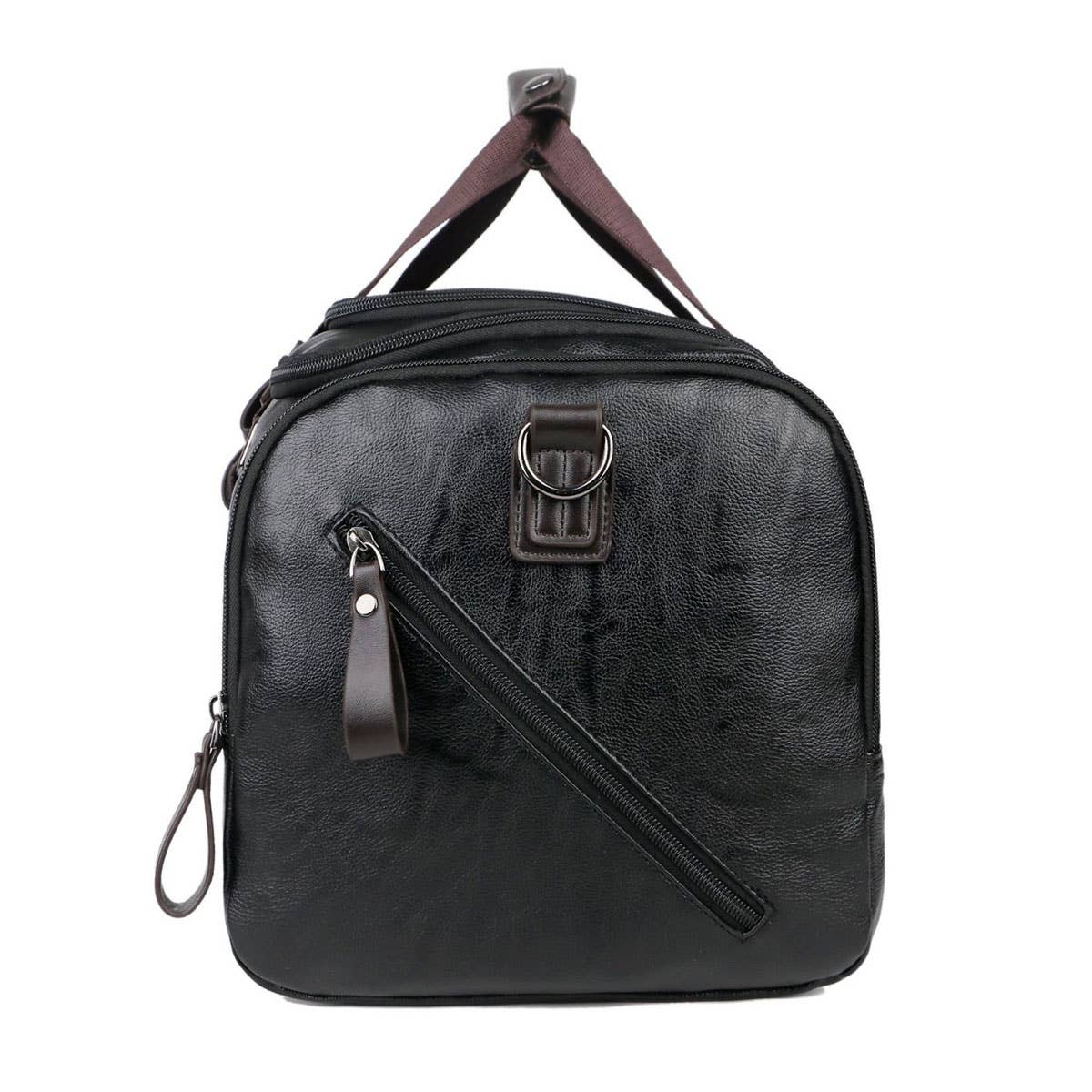 Small PU Travel Bag, Waterproof & Colorblock_CWAB5172