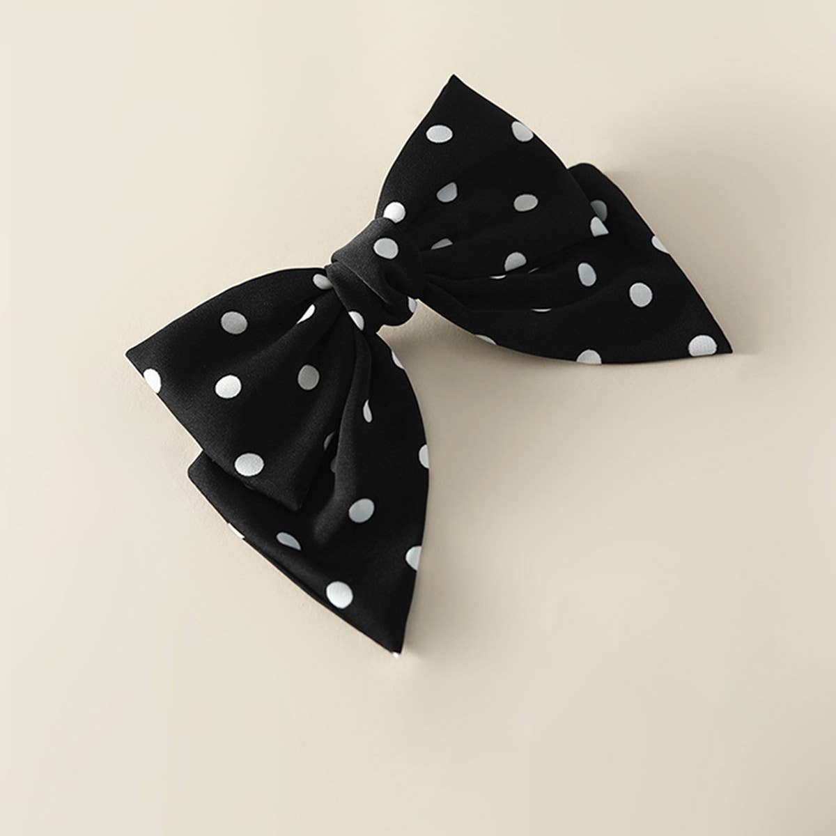 FASHIONABLE POLKA DOT HANDMADE BOW HAIRPIN