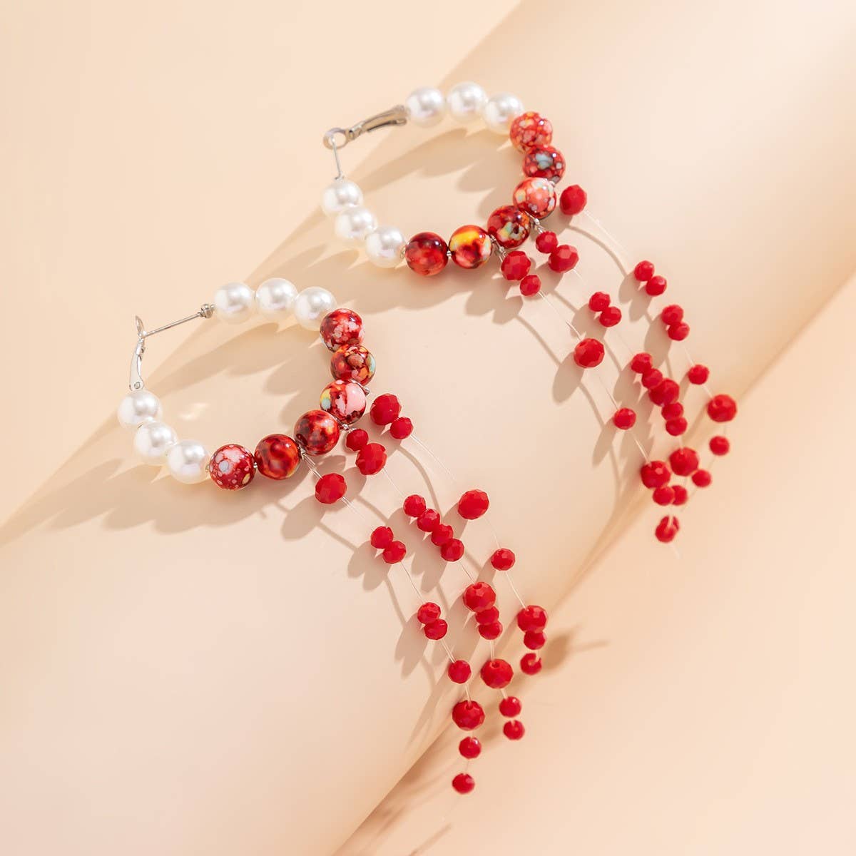 CREATIVE HALLOWEEN BLOOD DROP LONG EARRINGS