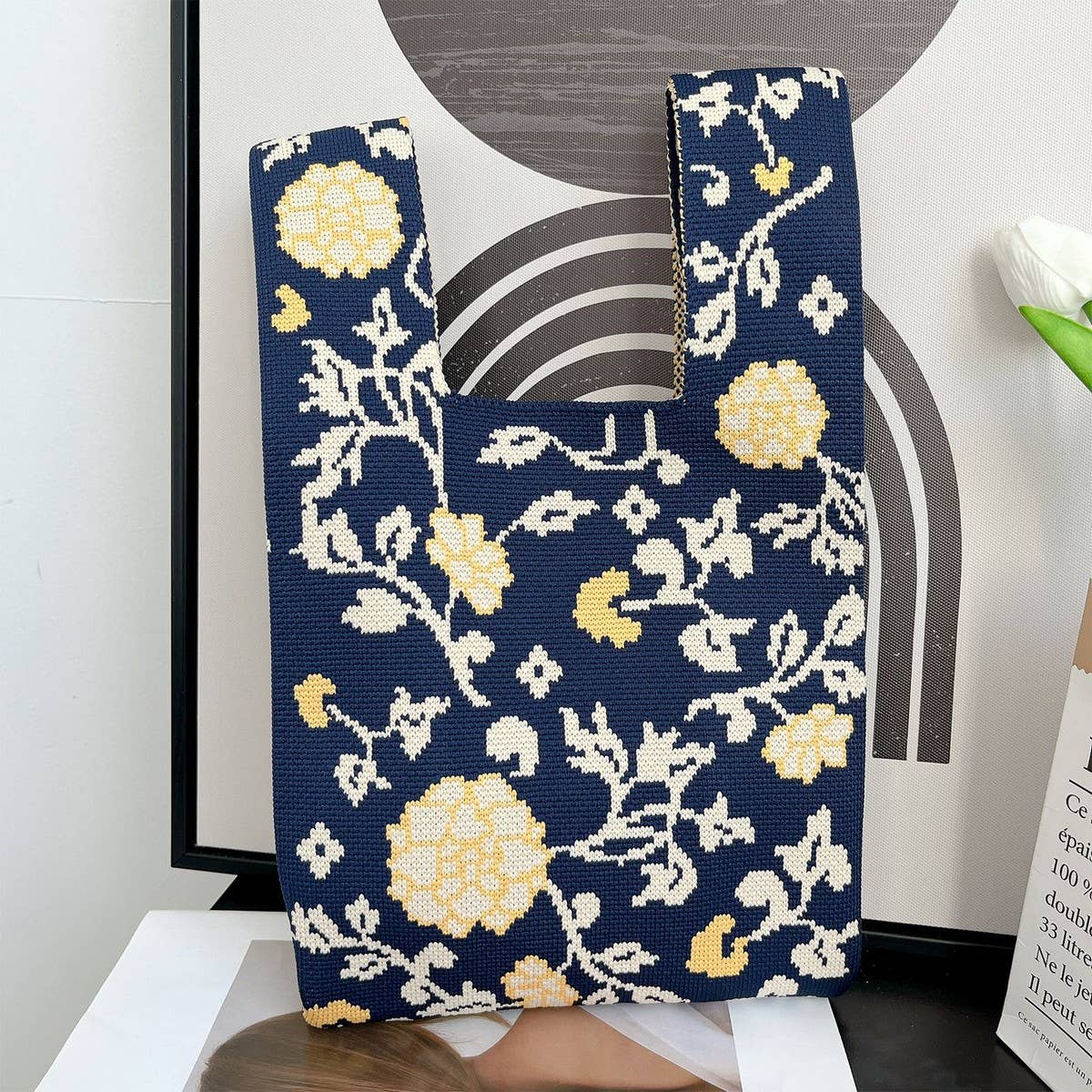 CWAB06033_CASUAL KNIT HANDBAG WOMEN¡¯S SHOULDER TOTE BAG