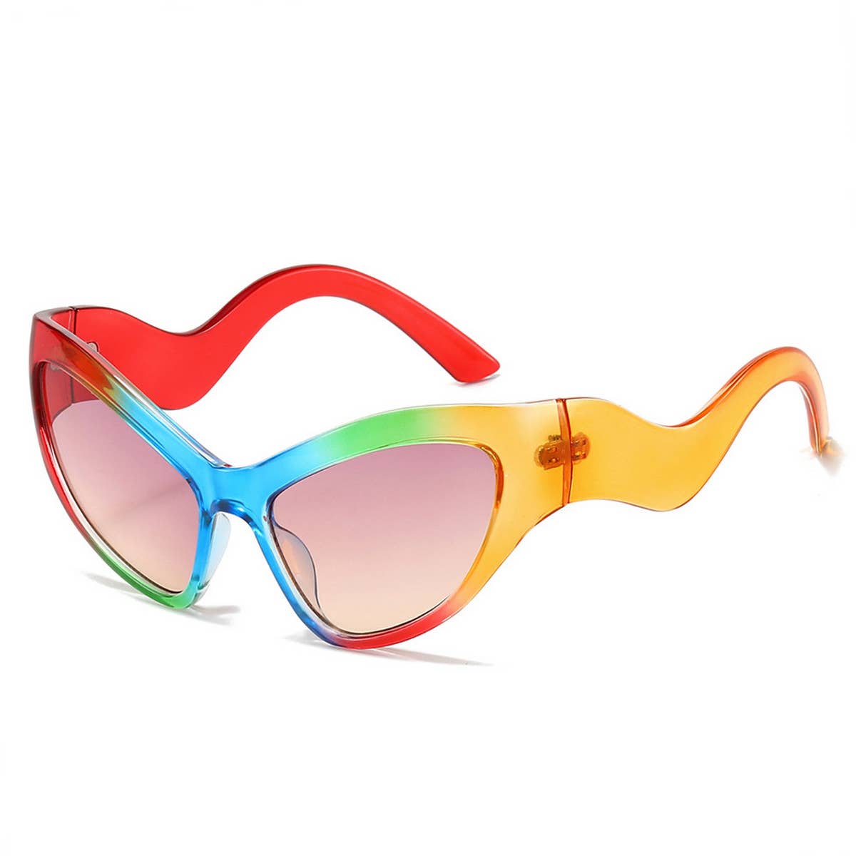 NEW CAT EYE RAINBOW SUNGLASSES