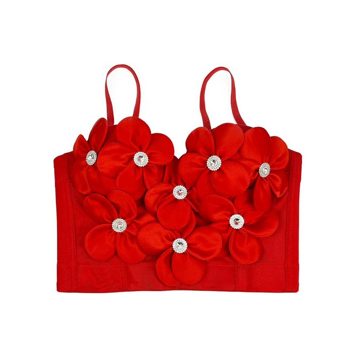 CREATIVE FLOWER HIGH-END HERRINGBONE BRA