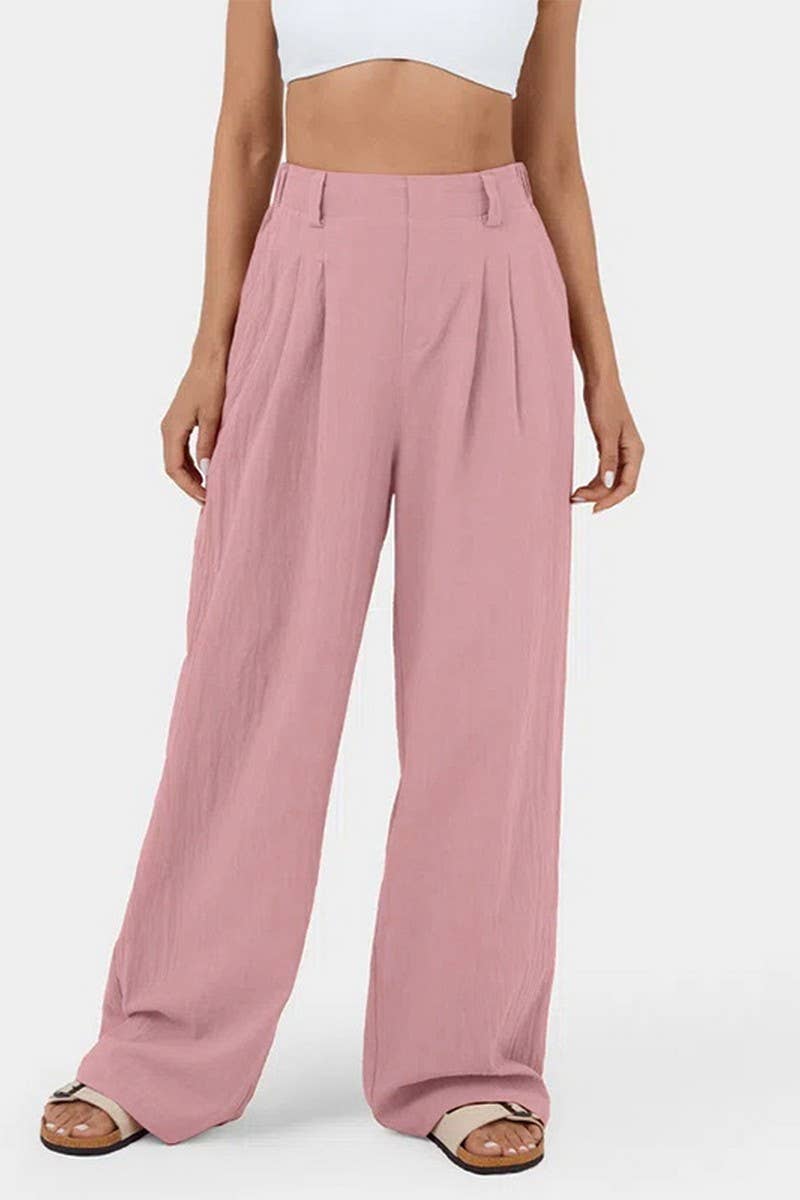 WOMEN HIGH WAIST LONG PANTS_CWBLP0351