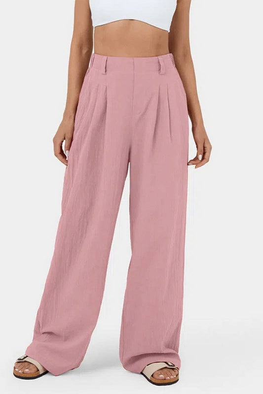 WOMEN HIGH WAIST LONG PANTS_CWBLP0351