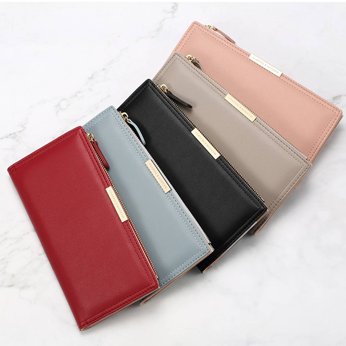 CLASSIC FASHION WOMENS LONG WALLET_CWAB1646