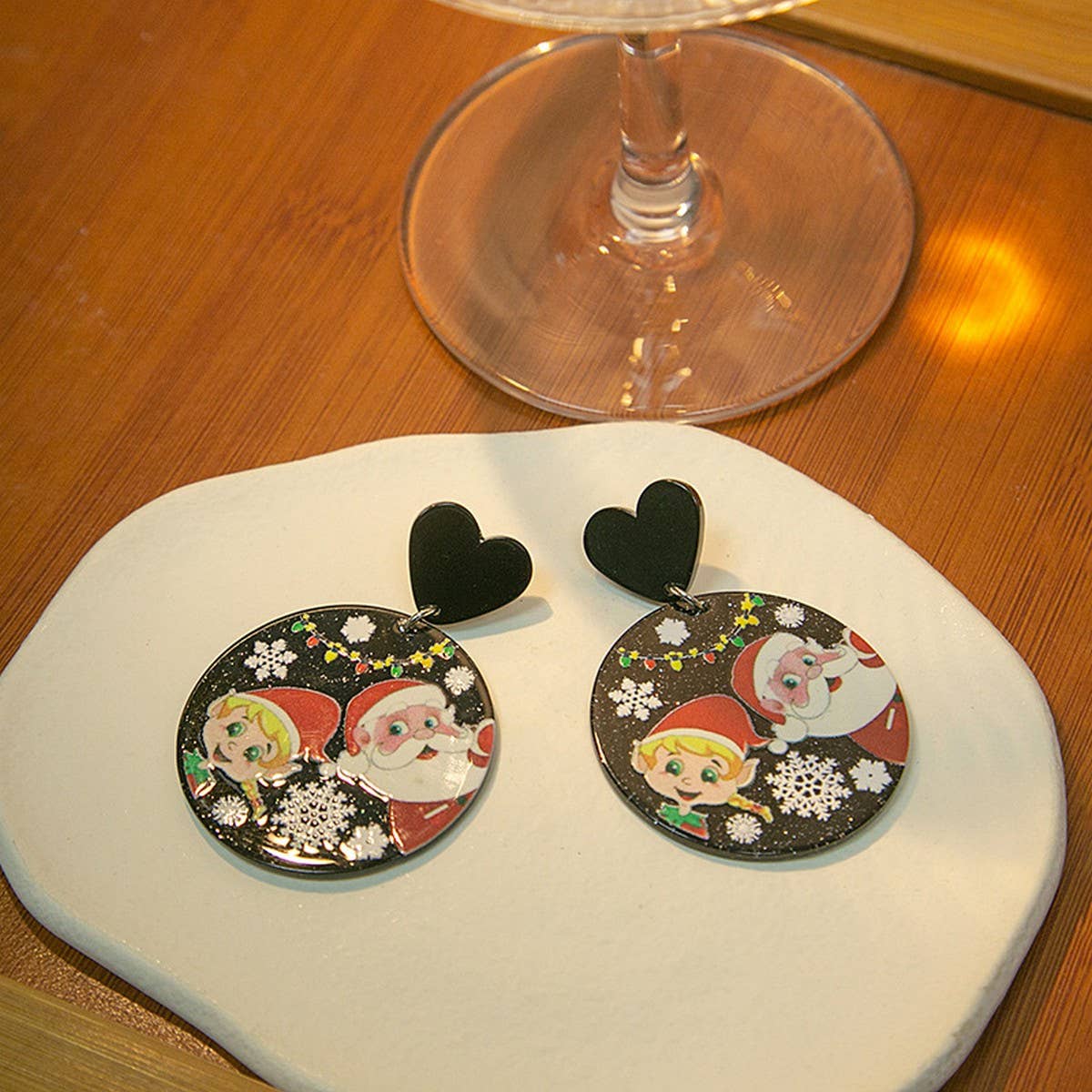 CHRISTMAS CARTOON SWEET DESIGN EARRINGS