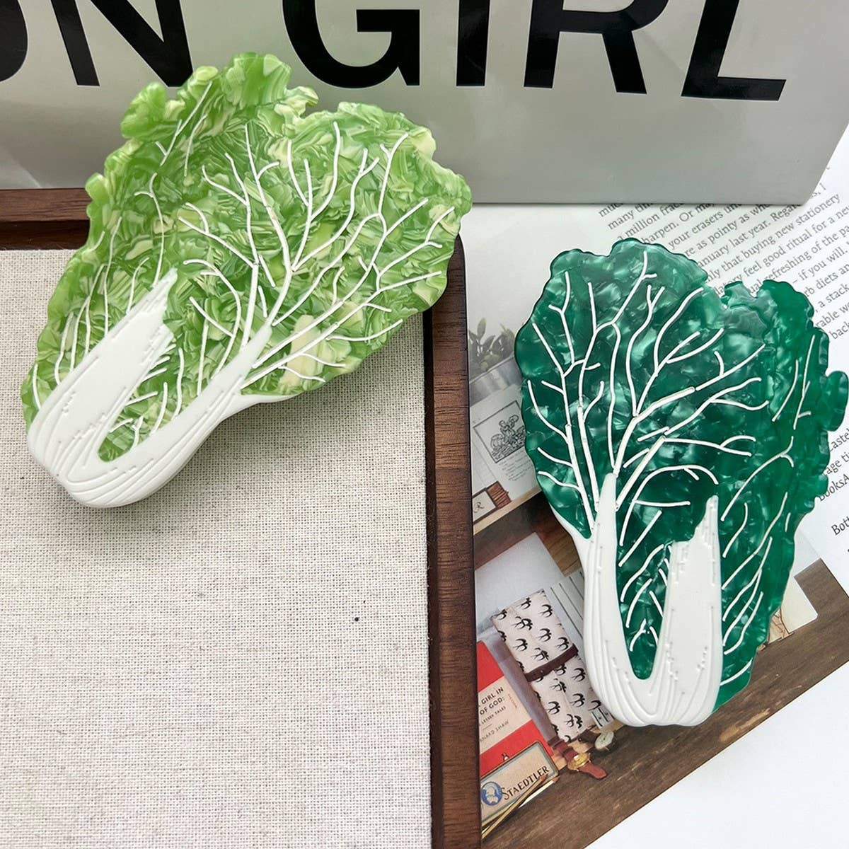 Cute Cabbage Acetate Hair Claw Clip ? Quirky Style