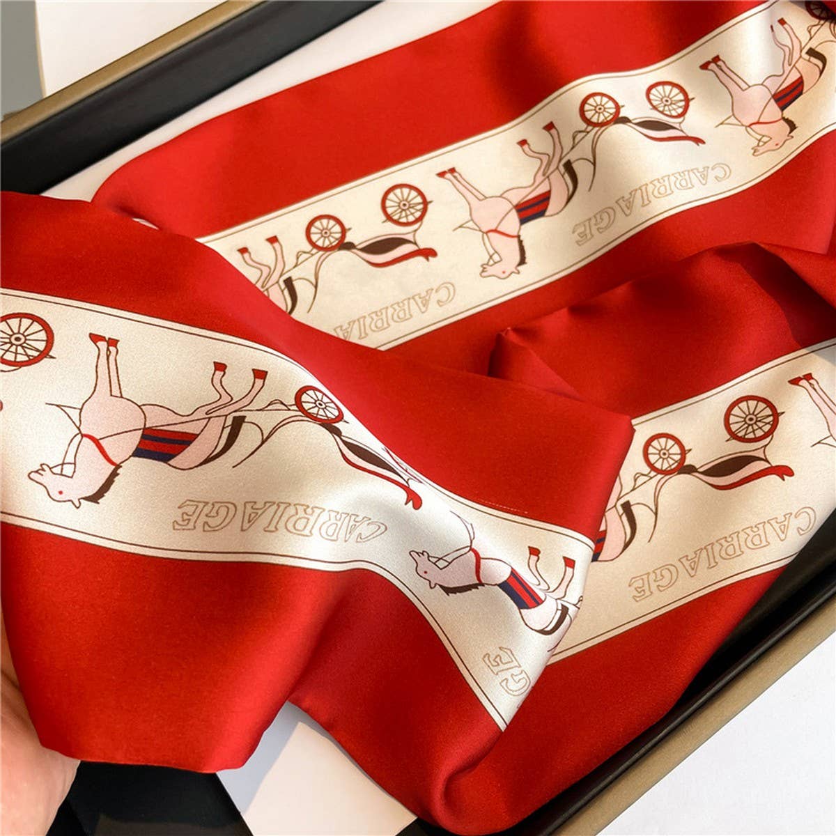 THIN FASHIONABLE VERSATILE SILK HEAD SCARF