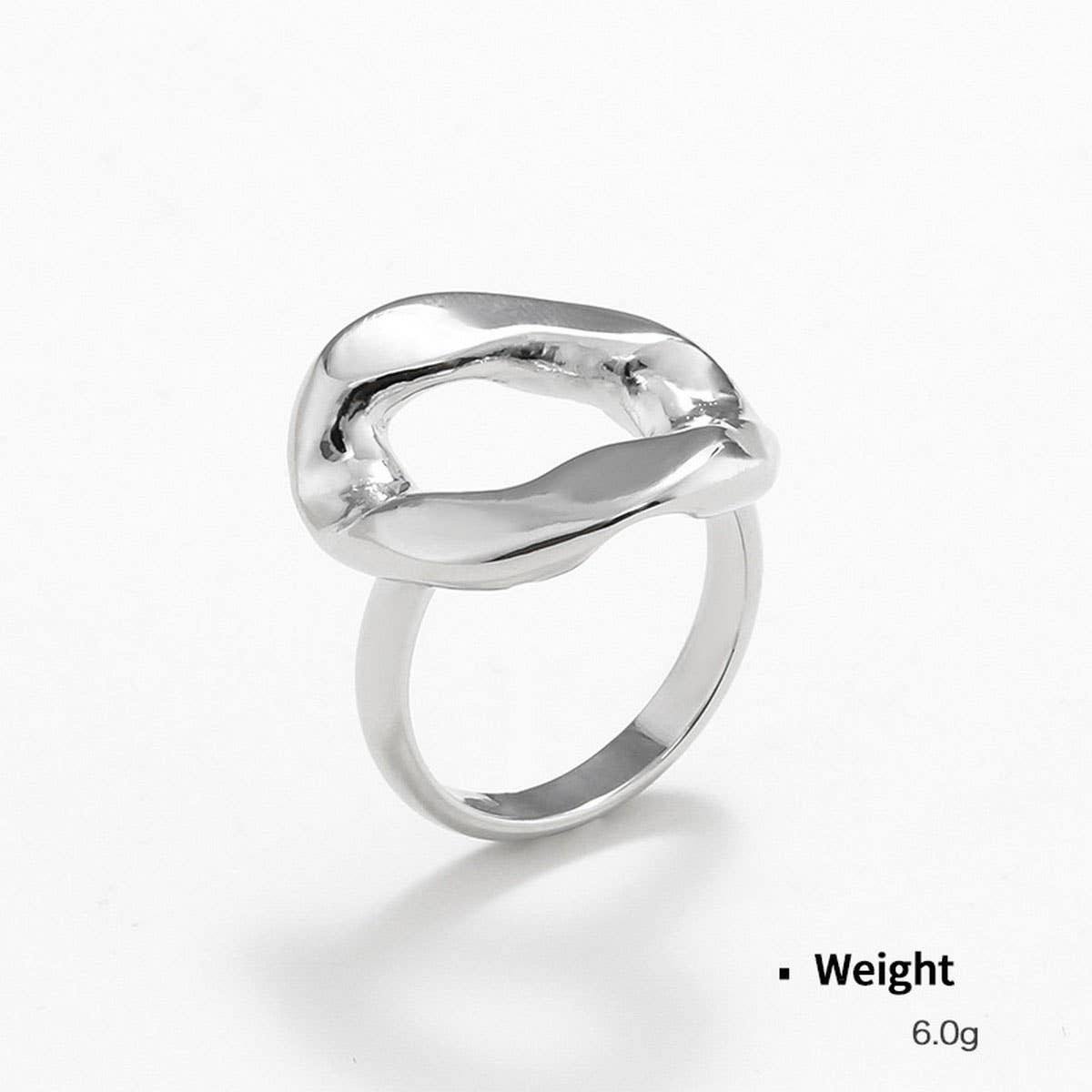 GEOMETRIC LINK PENDANT NECKLACE JEWELRY SET