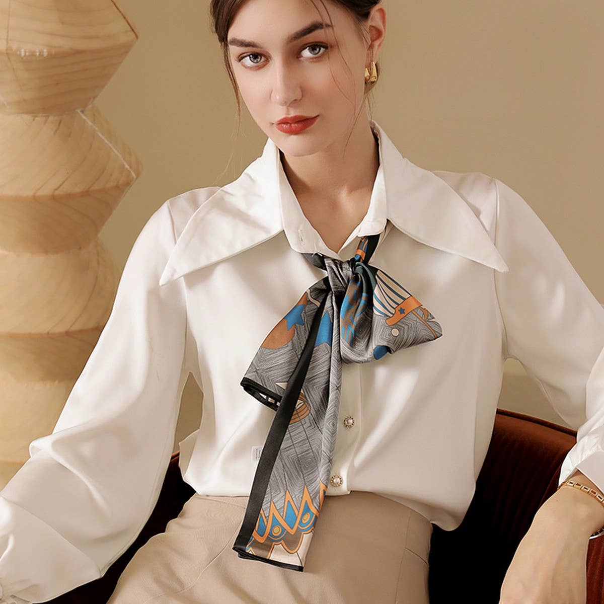FASHION SATIN SILK SCARF FOR HEAD WRAP NECK SCARVE_CWASC0253