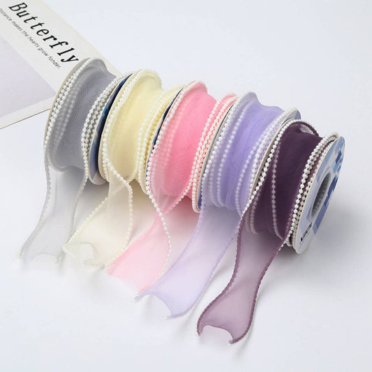 PEARL FISHTAIL YARN RIBBON WAVE YARN DIY RIBBON_CWMM5772