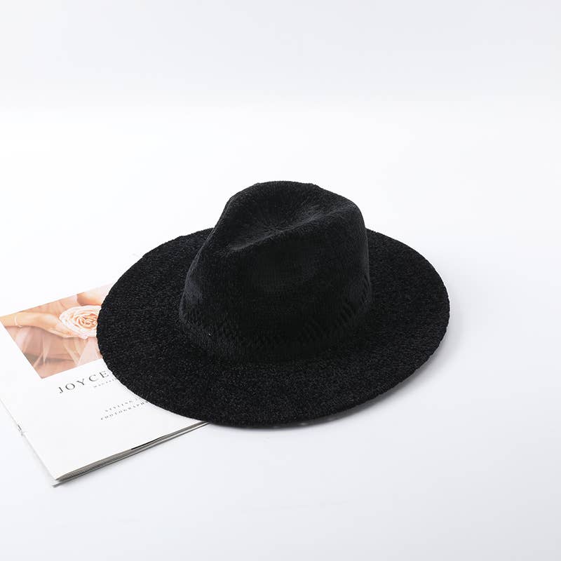 WOMEN RETRO HOLLOW PANAMA HAT_CWAH0586