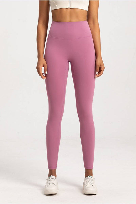 CWBLP1500_SOLID COLOR HIP-LIFTING THICKENED FITNESS PANTS