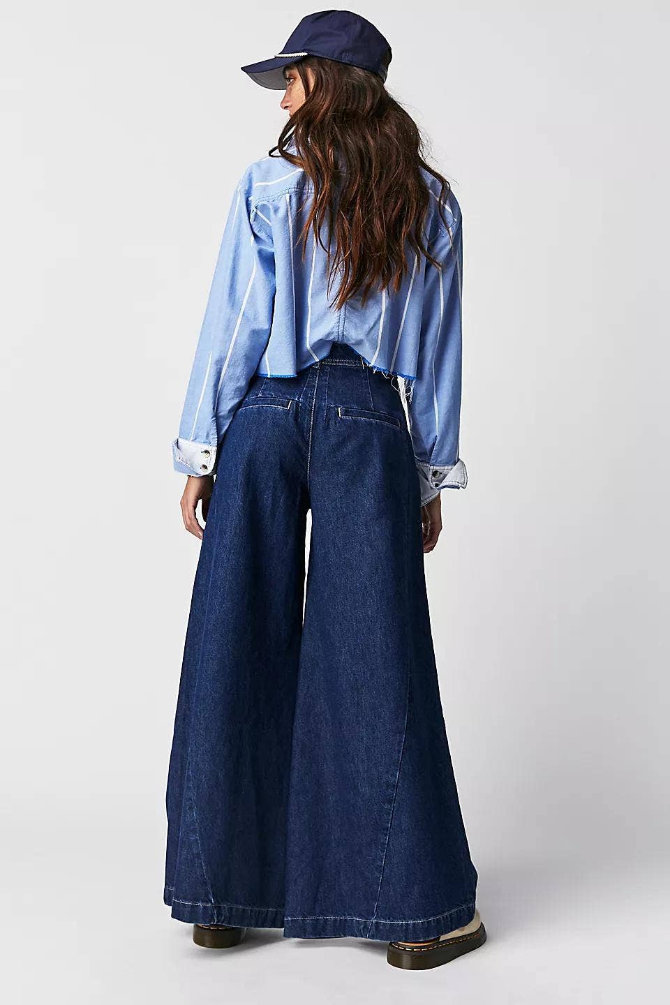 STREET STYLE AMERICAN WIDE-LEG BAGGY CASUAL JEANS