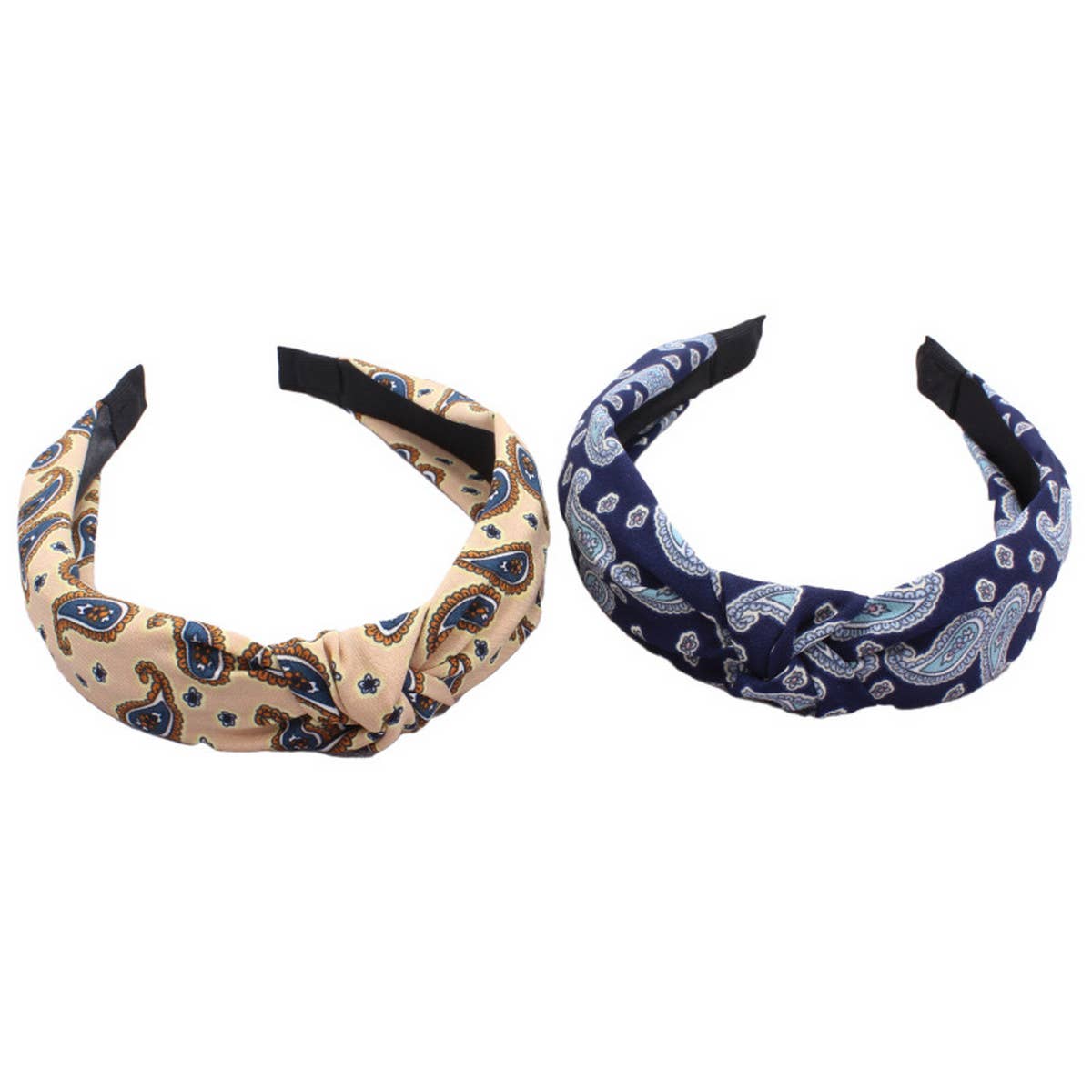 SIMPLE WIDE-BRIMMED FABRIC PRINTED HEADBAND_CWAHA1687